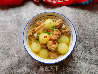 冬瓜白菌排骨汤的做法步骤：19
