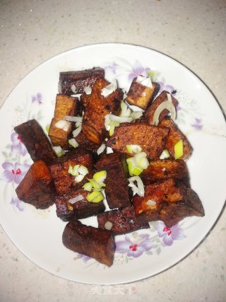 油煎碎皮豆腐的做法步骤：7