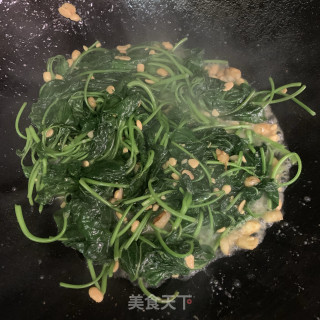 黄豆酱炒番薯叶的做法步骤：7