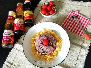 端午节给孩子做一碗鸡蛋苋菜炒饭的做法步骤：6
