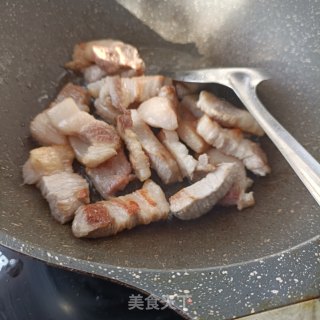 酸萝卜胡萝卜烧肉的做法步骤：6