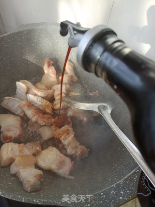 酸萝卜胡萝卜烧肉的做法步骤：8