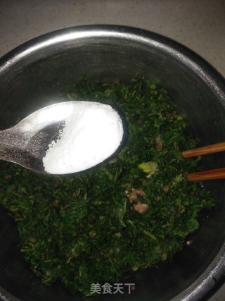野菜猪肉馅煎饺的做法步骤：5