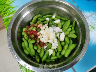 凉拌毛豆的做法步骤：4