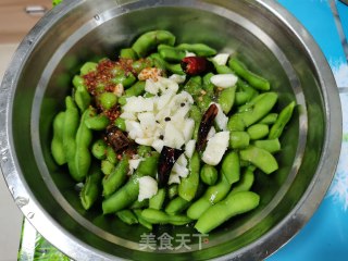 凉拌毛豆的做法步骤：5