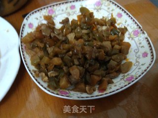 榨菜炒肉????????的做法步骤：3