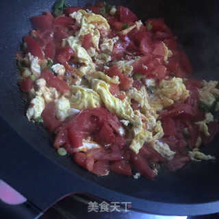 茄汁鸡蛋刀削面的做法步骤：4