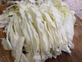 四季豆炒包菜的做法步骤：3