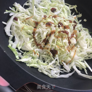 茶油炒包菜的做法步骤：6