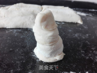 花生酱千层烙饼的做法步骤：7