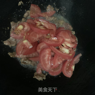 番茄牛肉拌面的做法步骤：7