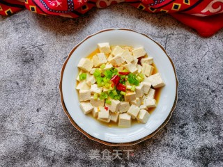 炝拌豆腐的做法步骤：7