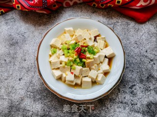 炝拌豆腐的做法步骤：8