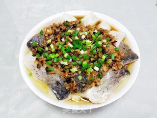 豉汁蒸鲩鱼的做法步骤：8