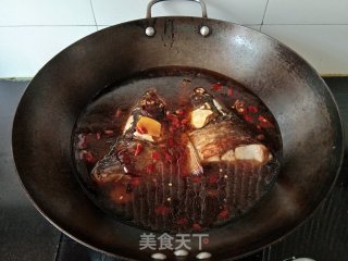包菜炖鱼头的做法步骤：7