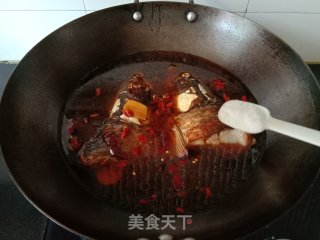 包菜炖鱼头的做法步骤：8