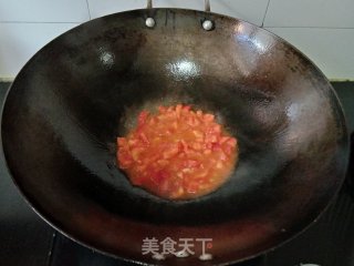 番茄鱼丸面的做法步骤：2