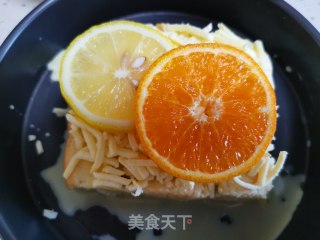 香橙奶烙烤吐司的做法步骤：8