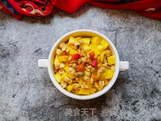 油桃麦片拌酸奶的做法步骤：7