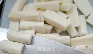 贵妃肉山药汤的做法步骤：2