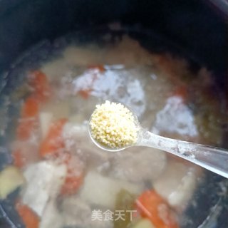 贵妃肉山药汤的做法步骤：13