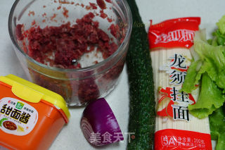 肉酱面条的做法步骤：1