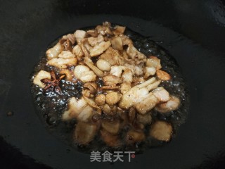 肉片炒有机菜花的做法步骤：7