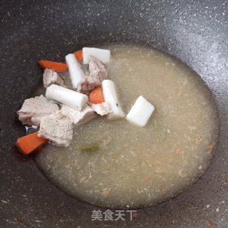 贵妃肉山药汤粉的做法步骤：4