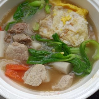 贵妃肉山药汤粉的做法步骤：9