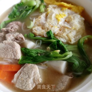 贵妃肉山药汤粉的做法步骤：10