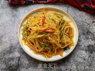 老干妈拌土豆丝的做法步骤：13