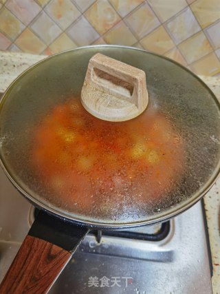 酸辣土豆烩丸子的做法步骤：13