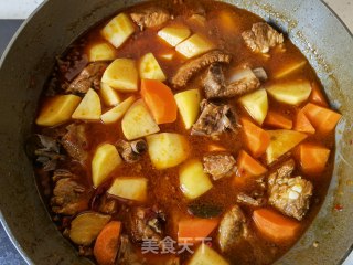 胡萝卜土豆炖排骨的做法步骤：18