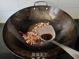 肉末炒包菜的做法步骤：4