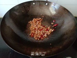 肉末炒包菜的做法步骤：5