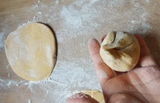 南瓜豆沙包的做法步骤：12