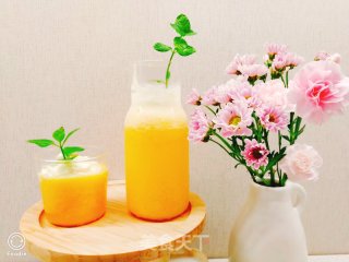 清凉一夏～雪顶橙汁气泡水，简单好喝的做法步骤：7