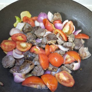 番茄土豆炖牛腩的做法步骤：8