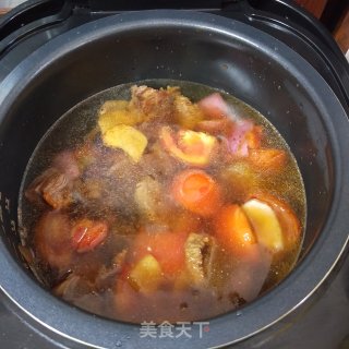 番茄土豆炖牛腩的做法步骤：10