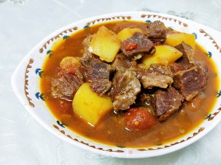 番茄土豆炖牛腩的做法步骤：13