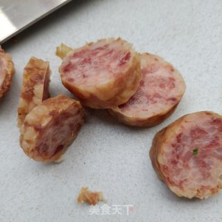 西兰花糯米肠沙拉的做法步骤：6