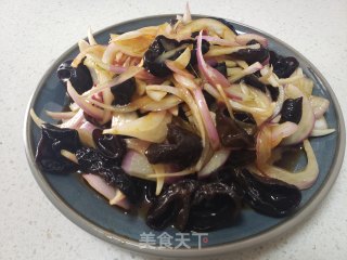 洋葱拌黑木耳的做法步骤：5