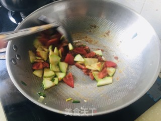 鸡蛋番茄尕面片的做法步骤：6