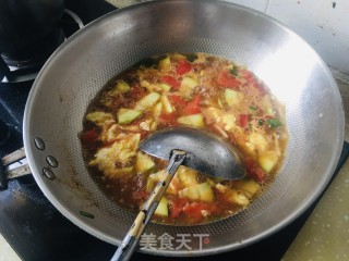 鸡蛋番茄尕面片的做法步骤：10