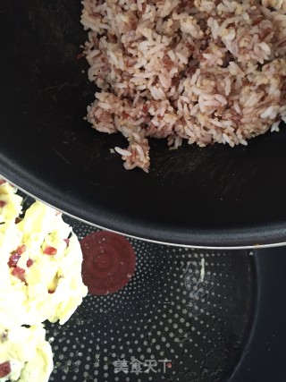 粒粒炒饭饭的做法步骤：8