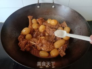 小土豆烧番鸭的做法步骤：15
