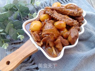小土豆烧番鸭的做法步骤：16