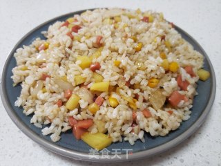 洋葱土豆炒米饭的做法步骤：4
