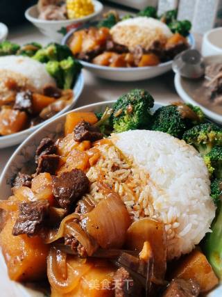 黑椒土豆牛肉饭的做法步骤：7