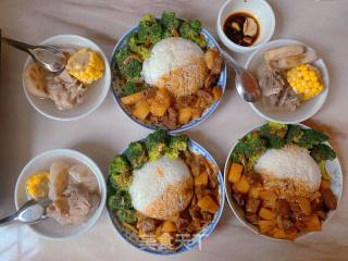 黑椒土豆牛肉饭的做法步骤：8